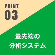 最先端の分析システム